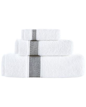 Brooks Brothers Ottoman Rolls 3Pc Towel Set