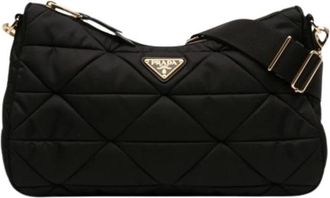 Prada Pre-owned Shoulder Bags, female, Black, Size: ONE SIZE Pre-owned Crossbody Bag