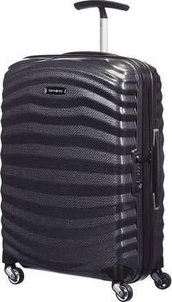 Samsonite Koffer SAMSONITE Lite Shock Spinner, Damen, Gr. B/H/T: 40cm x 55cm x 20cm, schwarz, Polypropylen, Koffer Koffer