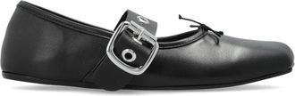 Vivienne Westwood Alice Ballerina - Dames - Ballerinas - Zwart - 38 EU - Leer - Schoenen