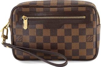 Louis Vuitton Damier Canvas Ebene Damier Canvas Pochette (Pre-Owned)