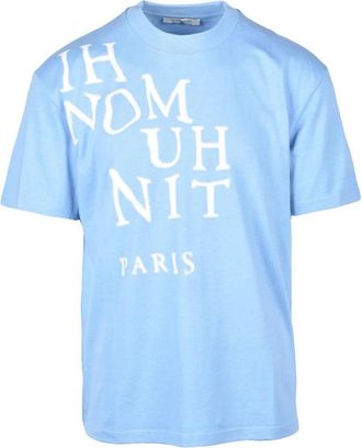 Ih Nom Uh Nit Cotton T-shirt - Light Blue