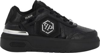Philipp Plein Sk 8R Lage Sneakers - unisex - Sneakers - Zwart - 47 EU - Leer - Schoenen