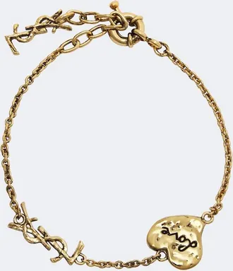 Saint Laurent Cassandre chain bracelet