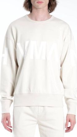 HVMAN Mens Crew Sweatshirt In Cream