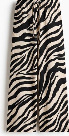 H&M Weite Schlupfhose - Schwarz