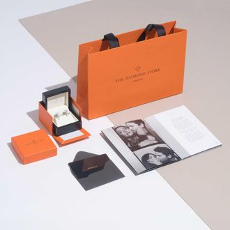 The Diamond Store Lab Diamond 0.15ct Marquise Drop Huggies in 18K Gold Vermeil