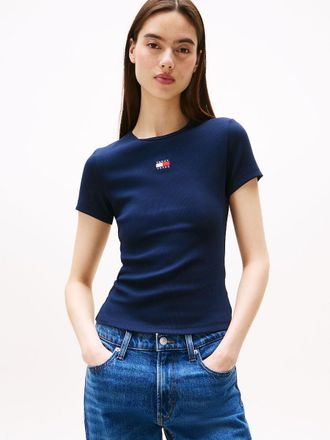 Tommy Jeans T-shirt met ronde hals en korte mouwen