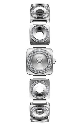 JBW Chasm Bracelet Watch, 18mm in Stainless Steel at Nordstrom