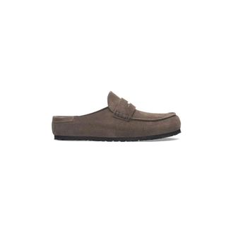 Birkenstock Naples Wrapped Smalle Pasvorm - Dames - Schoenen - Bruin - Maat: 38 EU Leer