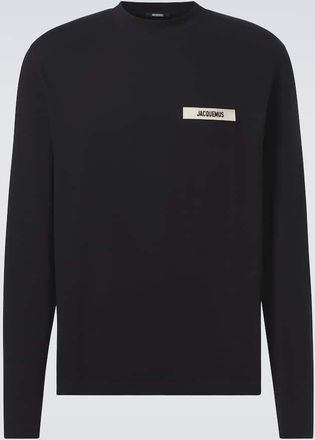 Jacquemus T-shirt in pile di cotone Gros Grain