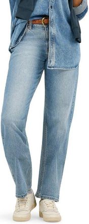 Lee Rider High Waist Straight Leg Jeans in Dazzled at Nordstrom, Size 25