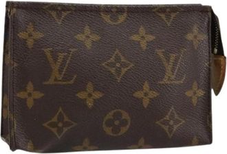 Louis Vuitton Pre-owned Clutches, female, Brown, Size: ONE SIZE Pre-owned Vintage Canvas Clutch