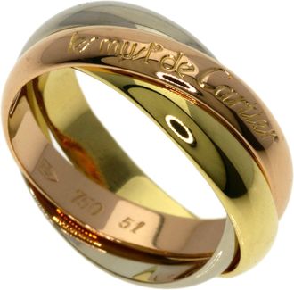 Cartier Yellow Gold (18K) Pink Gold (18K) White Gold (18K) Band Ring (Pre-Owned)