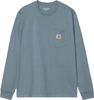 Carhartt Work in Progress Long Sleeve T-Shirt Blue I030437-3GG-XX