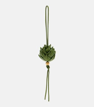 Loewe Artichoke leather bag charm