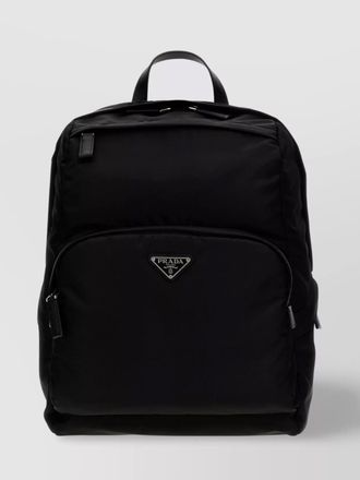 Prada nylon backpack with adjustable shoulder straps