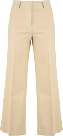 Incotex Black Cropped Wide-Leg Tailored Trousers
