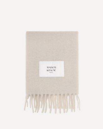 Maison Kitsun&eacute; Baby alpaca Scarf Male UNI