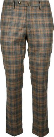 Michael Coal Elegante wollenmix broek - Heren - Nette broeken - Veelkleurig - W30 - Wol - Broeken