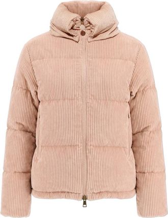 Moncler Piumino Lumineux - - Jackets - Donna - Rosa - XL