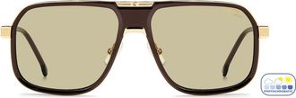 Carrera CA 1090/S/US 60mm Photochromic Navigator Sunglasses in Brown/grn Ft Ar at Nordstrom