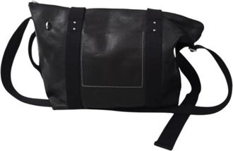 Rick Owens Trolley Bag - Dames - Shoppers - Zwart - ONE Size - Leer - Tassen