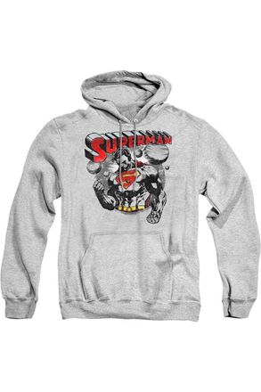 Gildan Superman Super Ko Adult Pull Over Hoodie / Hooded Sweatshirt