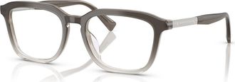 Brunello Cucinelli 53mm Rectangle optical glasses in Grey at Nordstrom