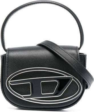 Diesel 1DR XS Leren Mini Tas - Dames - Handtassen - Zwart - ONE Size - Leer - Tassen
