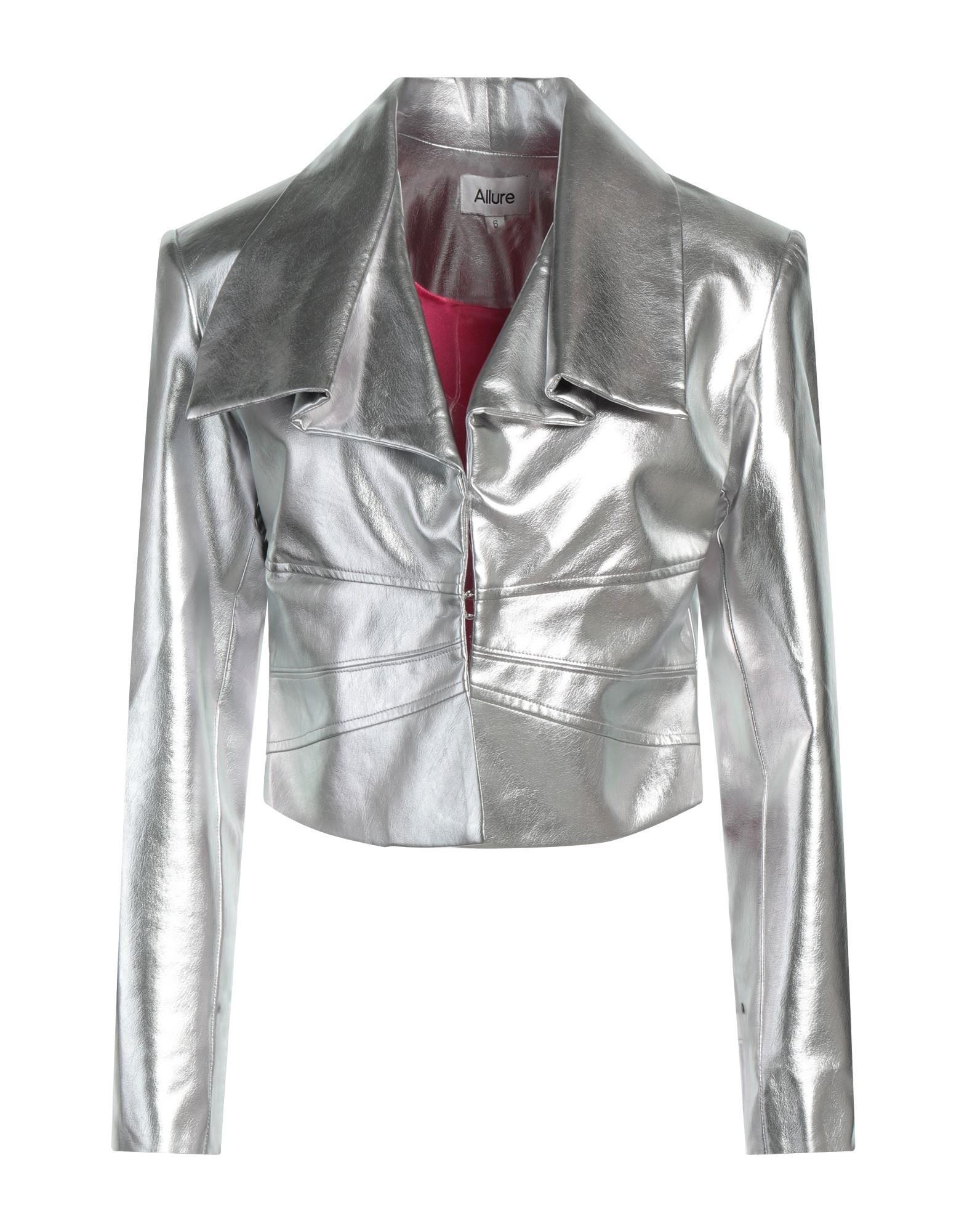 Lederjacken in Silber Sale bis zu −40% Stylight