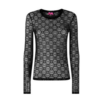 Pinko Rover Sweater - Dames - Longsleeves - Zwart - L - Polyester - Tops