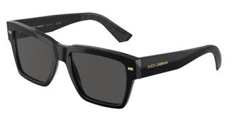 Dolce & Gabbana DG4431F Asian Fit 501/87 Mens Sunglasses Black Size 55