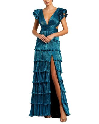 Mac Duggal Ruffle Long Dress