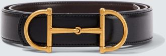 Gucci Horsebit reversible leather belt