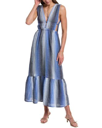Lemlem Lemlem Lelisa V-Neck Maxi Dress