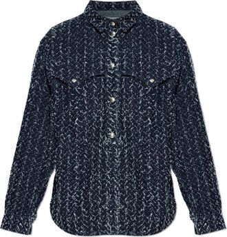 Iro Velini Jacket - Dames - Spijkerjassen - Blauw - S - Katoen - Jassen