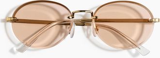 H&M Runde Sonnenbrille - Gold