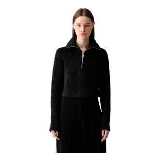 Sportmax Truien & Vesten, Dames, Zwart, M, Falcone Sweater