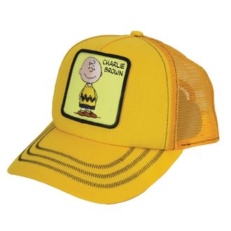 Peter Grimm Peanuts Cartoon Collection Trucker Hat - Adjustable Baseball Cap, White, One size