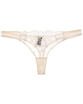 Kiki De Montparnasse Kiki de Montparnasse Juliette Silk-Trim Thong