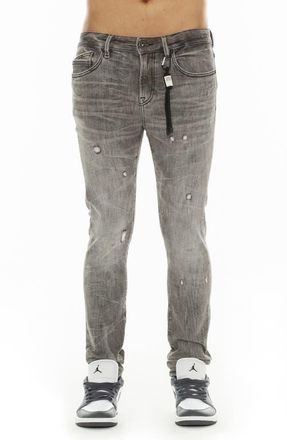 Cult of Individuality Punk 601 Ripped Super Skinny Jeans in Zephyr at Nordstrom, Size 44