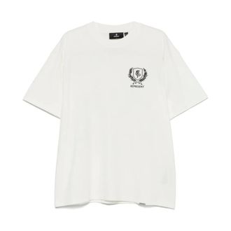 Represent T-Shirts, male, Beige, Size: XL Crest Logo Tee