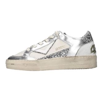4B12 Schoenen, Dames, Grijs, 39 EU, Leer, Kyle Sneakers