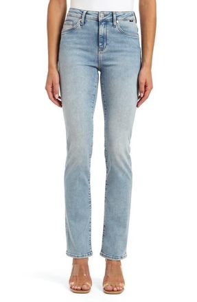 Mavi Molly Mid Rise Bootcut Jeans in Lt Used Feather Blue at Nordstrom, Size 32 X 30