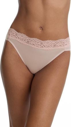 Skarlett Blue Divine Lace Trim French Cut Brief in Romance at Nordstrom, Size Medium