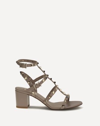 Valentino Garavani Sandali Rockstud con cinturini Woman 36.5