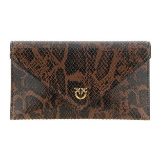 Pinko Mini Clutch Love Birds - Bags - Mujer - Marr&oacute;n - ONE SIZE