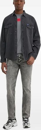 HUGO BOSS Jeans con lavaggio acido - Grigio