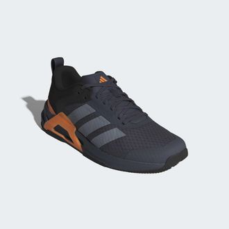 adidas Trainingsschuh ADIDAS PERFORMANCE DROPSET CONTROL, Herren, Gr. 42,5, aurora onix, grau, lucid orange, Textil, Schuhe Trainingsschuh